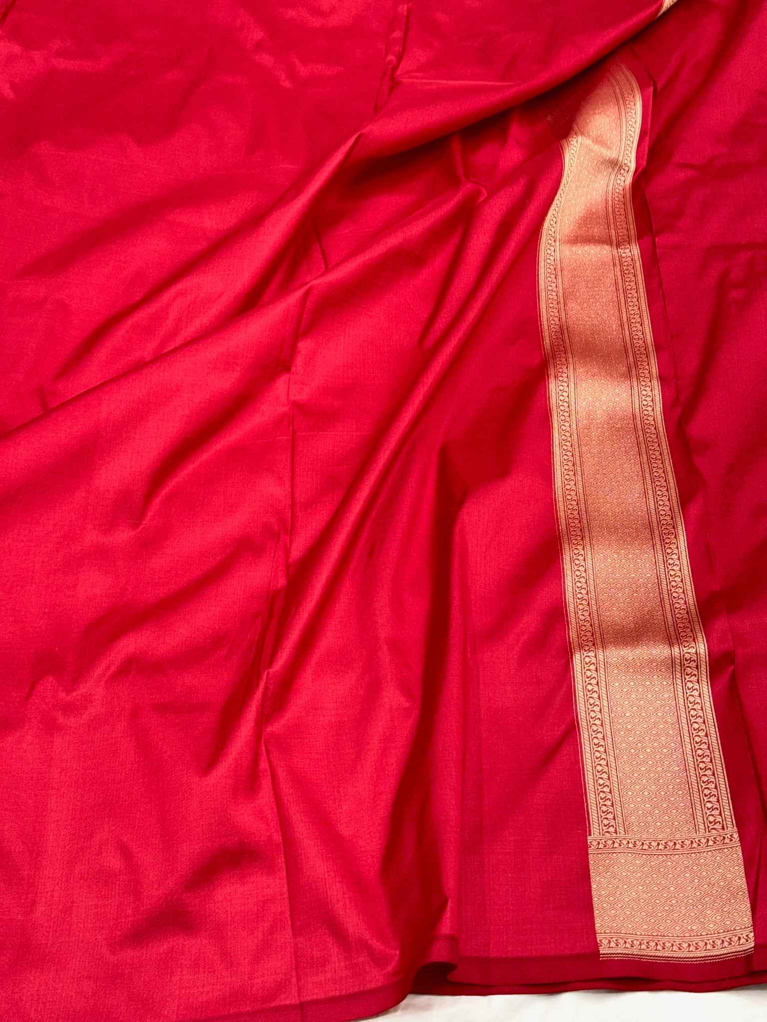 Green Pure Katan Silk Handwoven Banarasi Brocade Saree