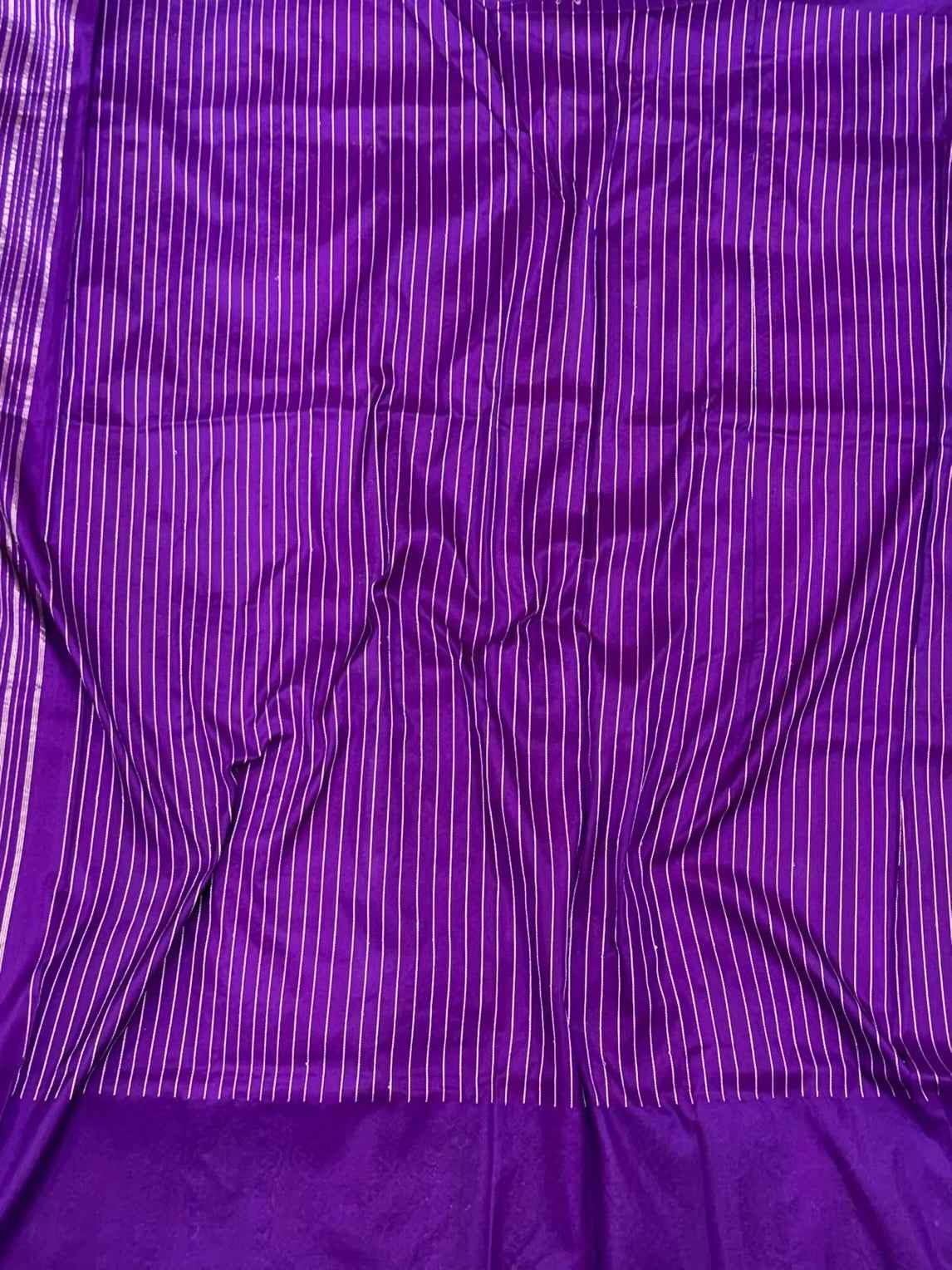 Red Pure Katan Mulberry Silk Handwoven Saree | Kadhwa Technique | Banarasi Silk Saree