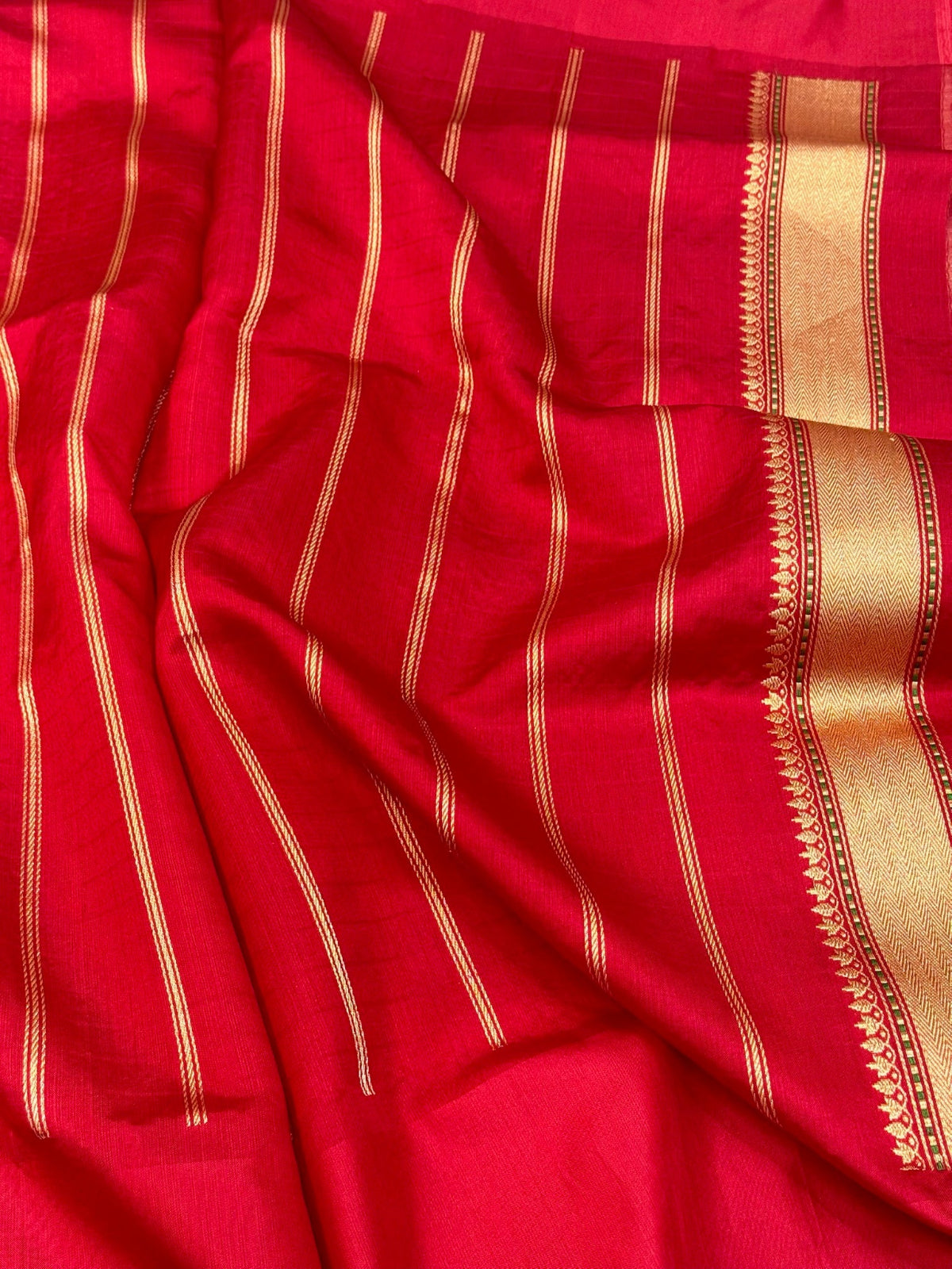 Rose Gold Pink Pure Kora Tissue Ektara Weave Handwoven Banarasi Silk Saree