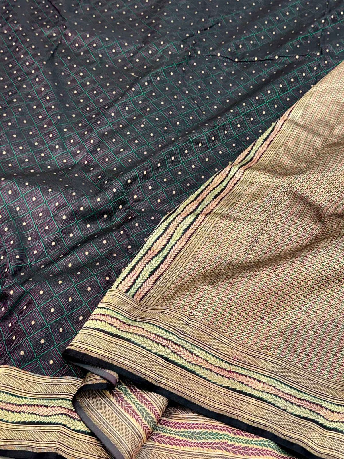 Hot Pink Pure Satin Silk Soft Drape Handwoven Banarasi Saree