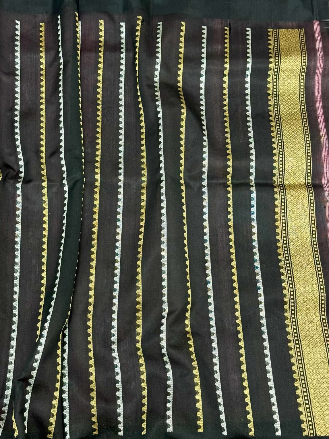 Soft Pink Handwoven Banarasi Saree | Pure Banarasi Organza Saree | Kadhwa - Pure Kora Mulberry Silk Saree