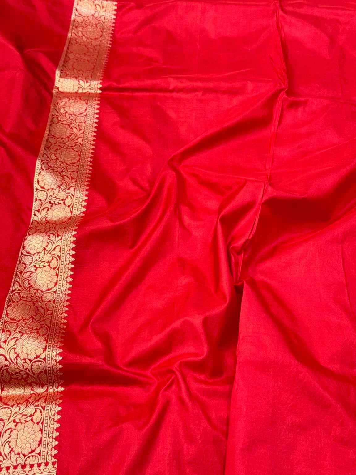 Pearl White Handloom Banarasi Brocade Saree - Pure Katan Mulberry Silk Banarasi Saree