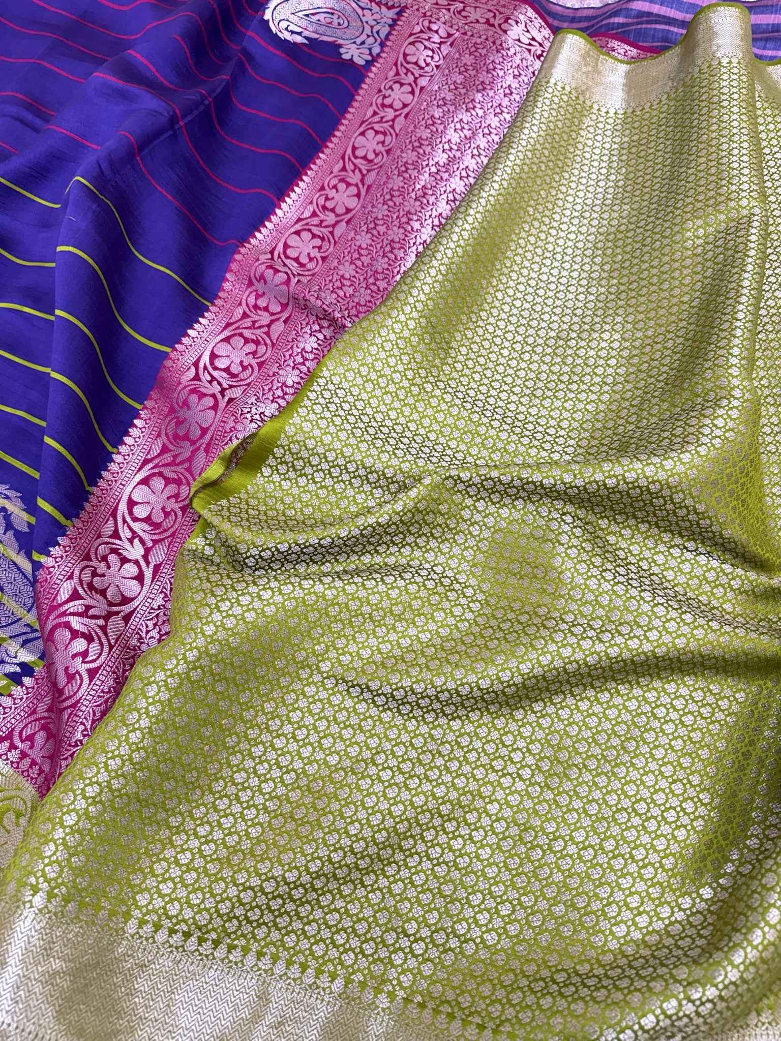 Wine Pure Chiniya Silk Lightweight Contemporary Saree