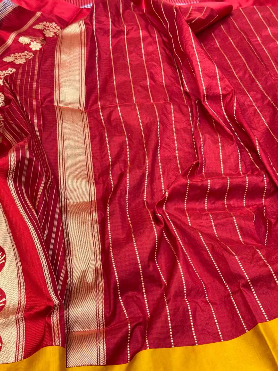 Purple Handwoven Pure Banarasi Saree 100% Pure Mulberry Katan Silk | Kadhwa Technique | Modern Banarasi Saree