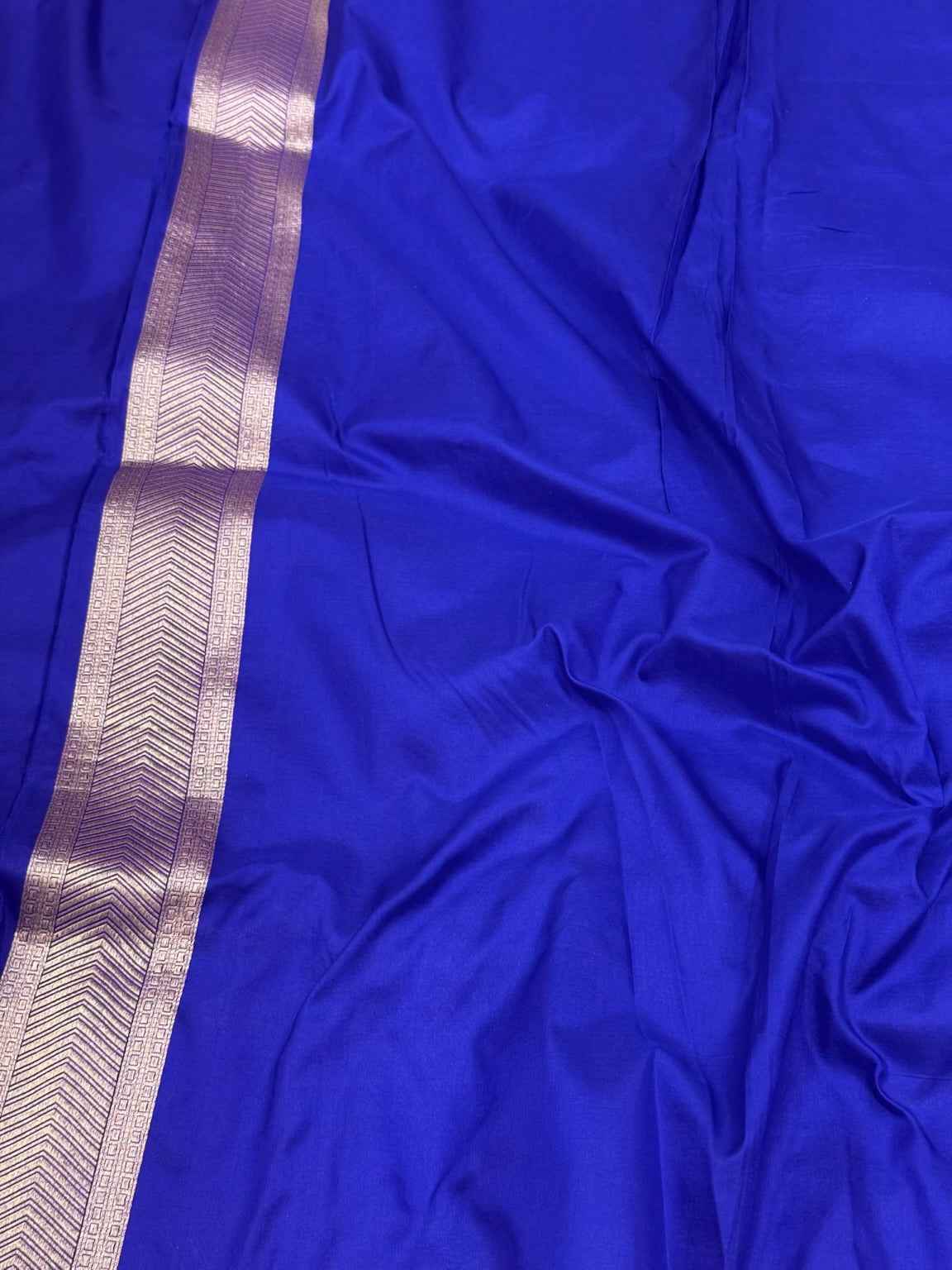 Black Pure Mulberry Katan Silk Handloom Banarasi Brocade Saree