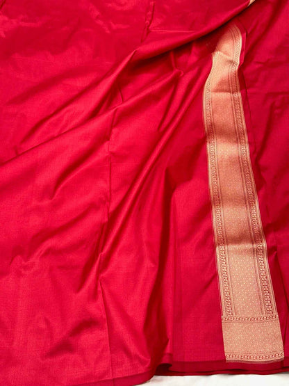 Green Pure Katan Silk Handwoven Banarasi Brocade Saree
