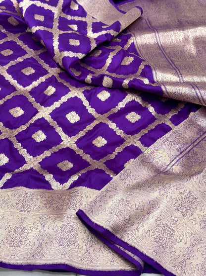 Red Pure Silk Handwoven Banarasi Saree