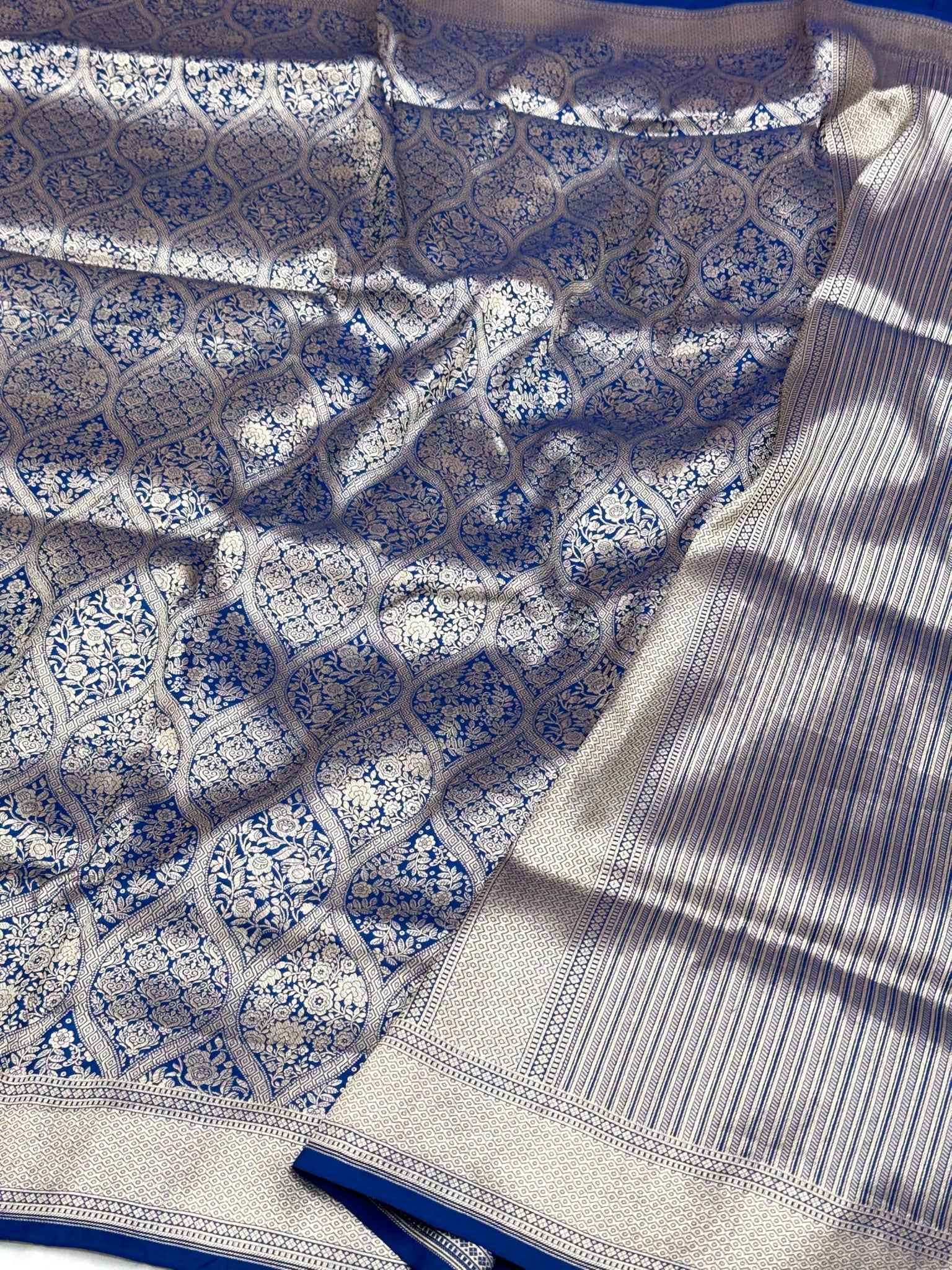 Magenta/Pink Pure Katan Silk Handwoven Banarasi Brocade Saree