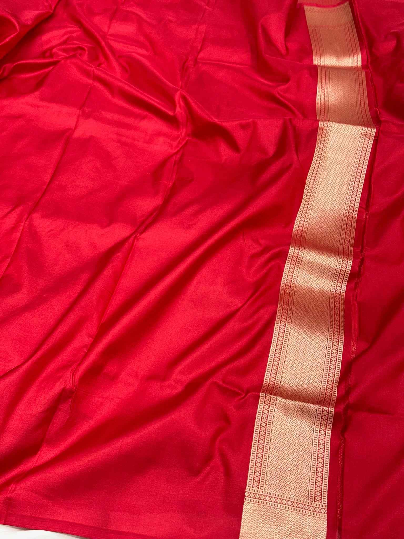 Blue Pure Katan Silk Handwoven Banarasi Brocade Saree