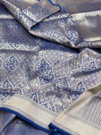 Magenta/Pink Pure Katan Silk Handwoven Banarasi Brocade Saree