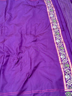 Purple Pure Double Katan Silk Handloom Banarasi Saree |Ektara Weave|