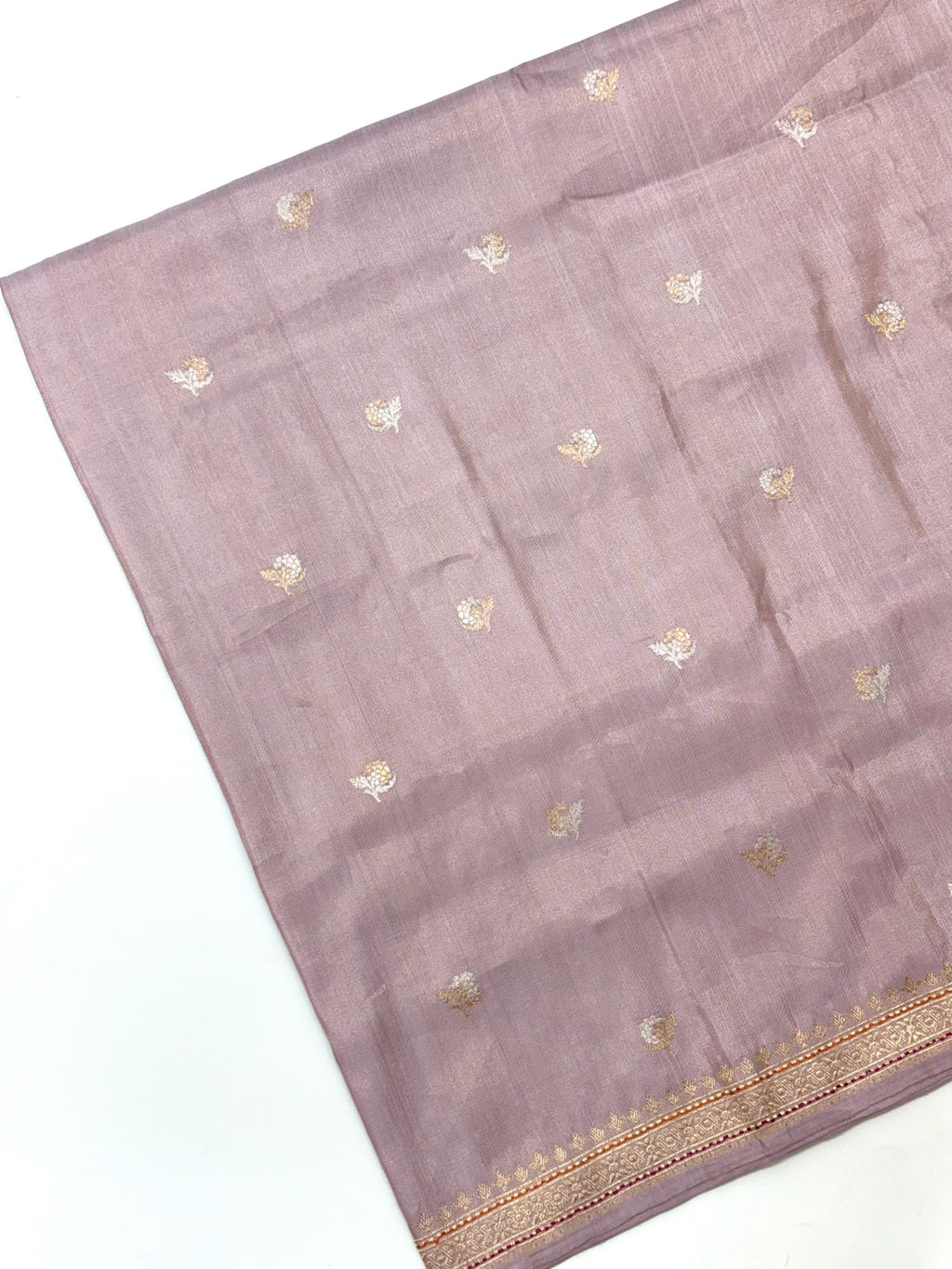 Lavender Ektara Weave Banarasi Handwoven Saree