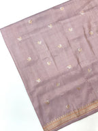 Lavender Ektara Weave Banarasi Handwoven Saree