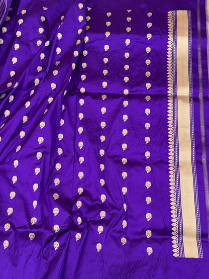 Pista Green Pure Kora Tissue Silk Handwoven Banarasi Saree