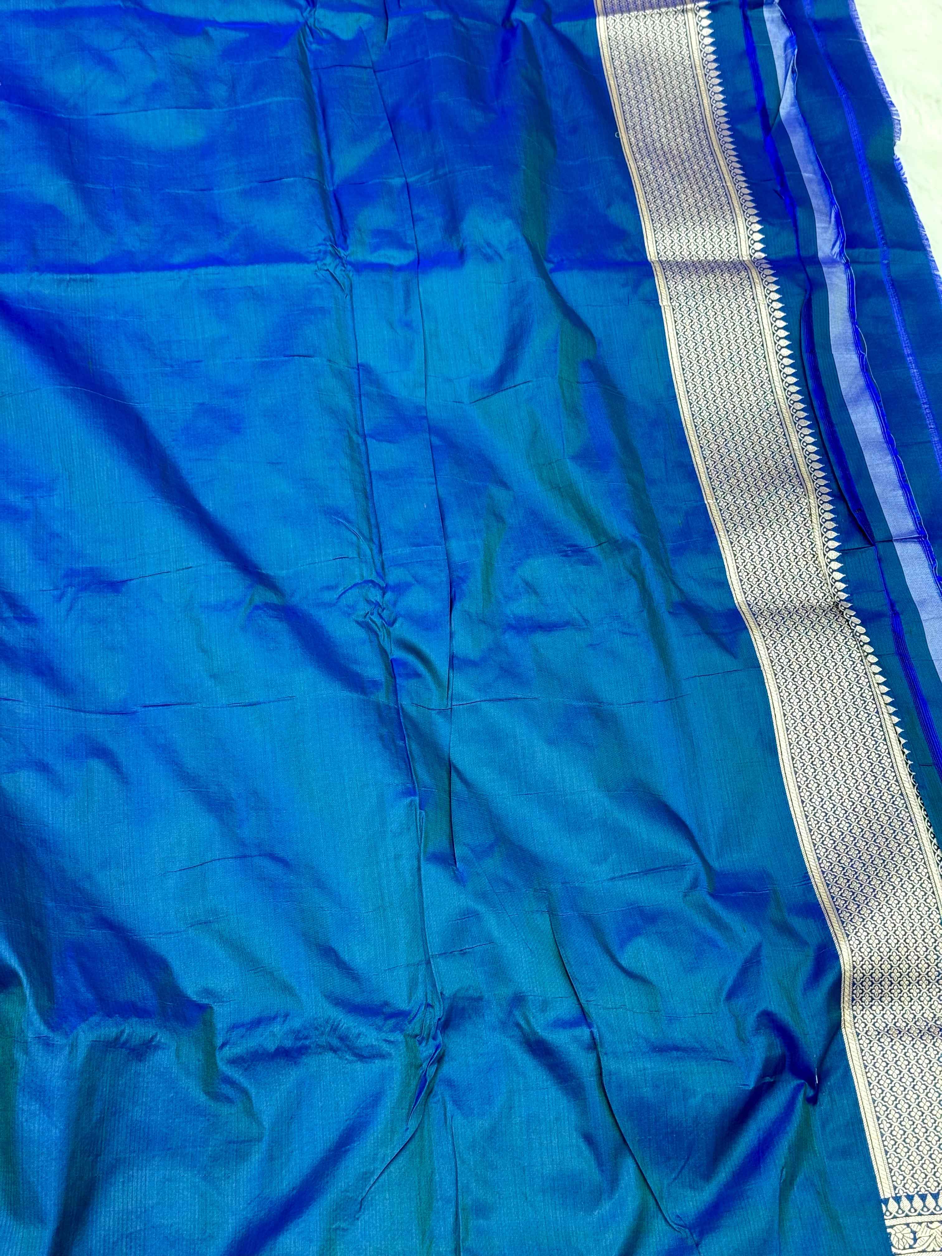 Reddish Pink Pure Mulberry Katan Silk Handloom Banarasi Saree