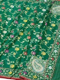 Yellow Pure Double Katan Silk Handloom Banarasi Saree |Ektara Weave|