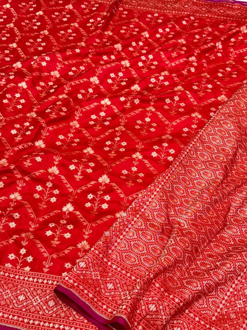 Lemon Yellow Pure Katan Silk Ektara weave Handwoven Banarasi Saree