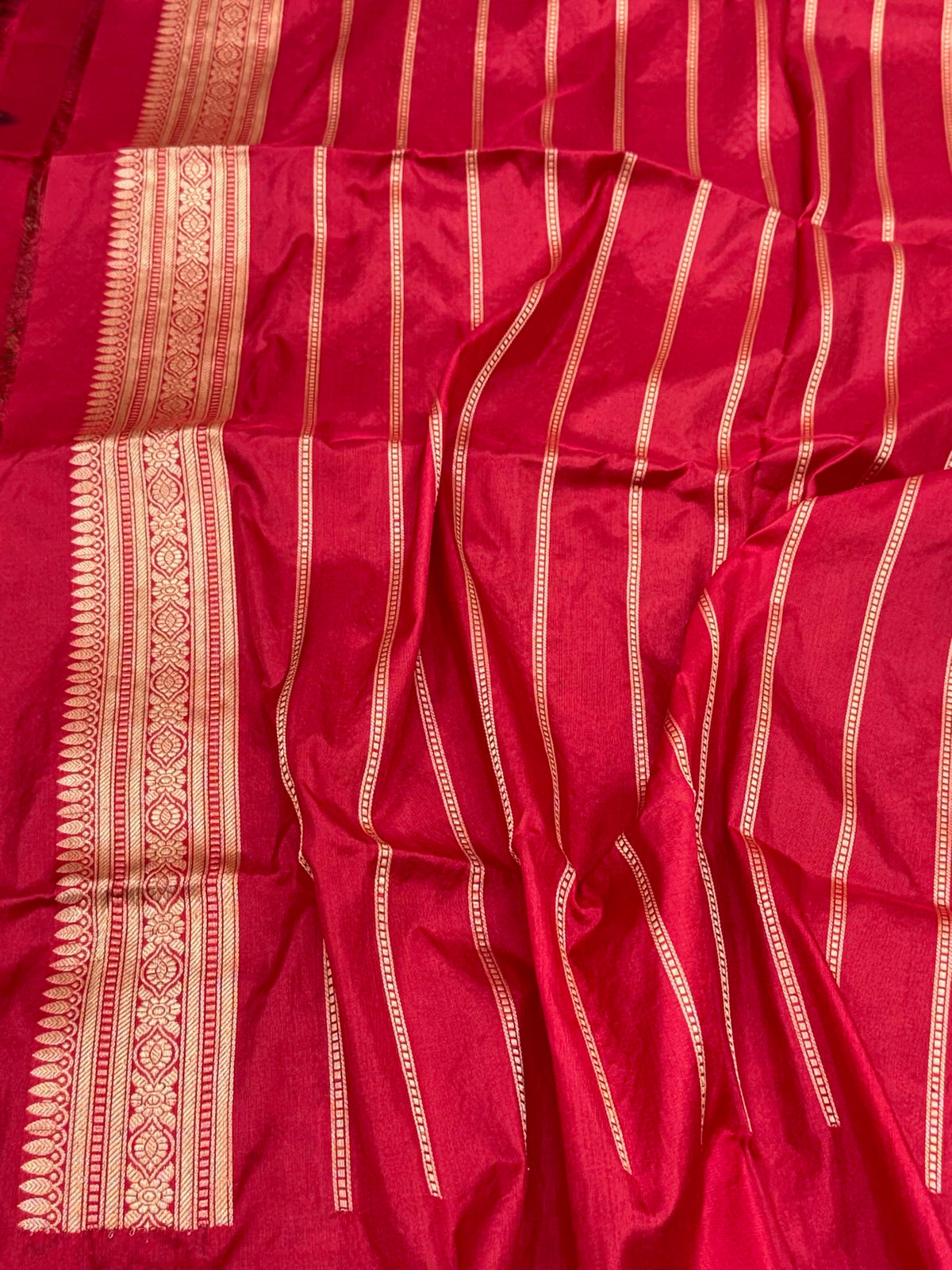 Green Pure Katan Mulberry Silk Handwoven | Kadhwa Weave | Banarasi Brocade Saree