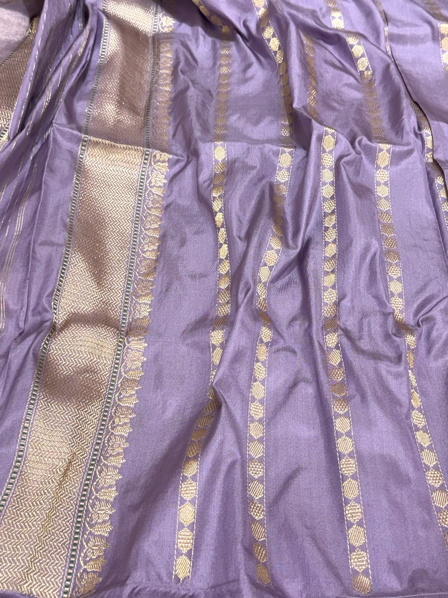 Pista Green Pure Kora Silk Ektara Saree - Pure Mulberry Silk | Kadhwa Weaving Modern Contemporary Banarasi Silk Saree