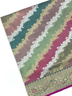 Grey Katan Silk Rangkaat Handwoven Saree