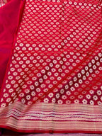 Magenta Pure Satin Silk Soft Drape Handwoven Banarasi Saree