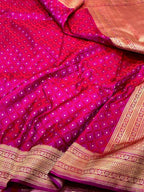 Admiral Blue Pure Katan Silk Ektara Weave Handwoven Banarasi Saree