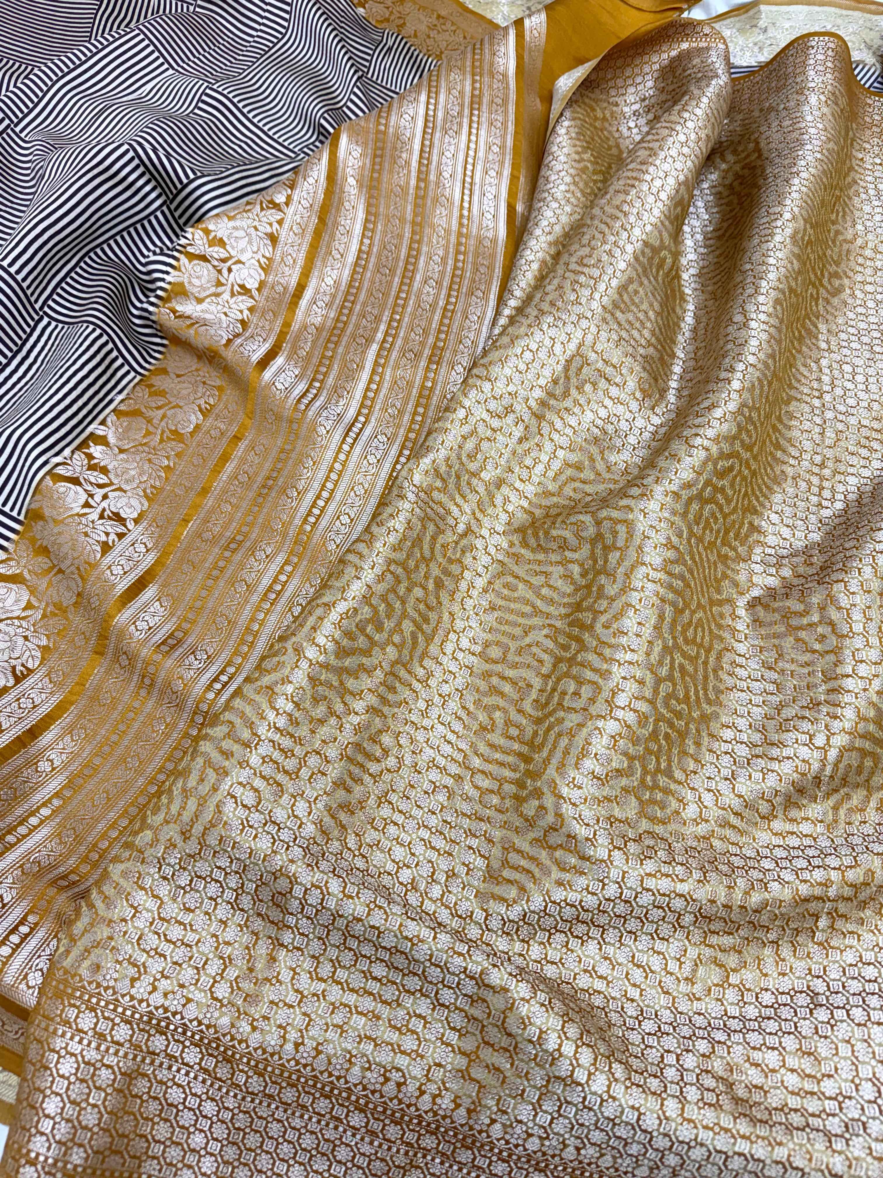 Purple Pure Chiniya Silk Contemporary Saree