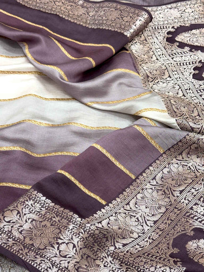 Sea Green  Pure Chiniya Silk Lightweight Contemporary Saree