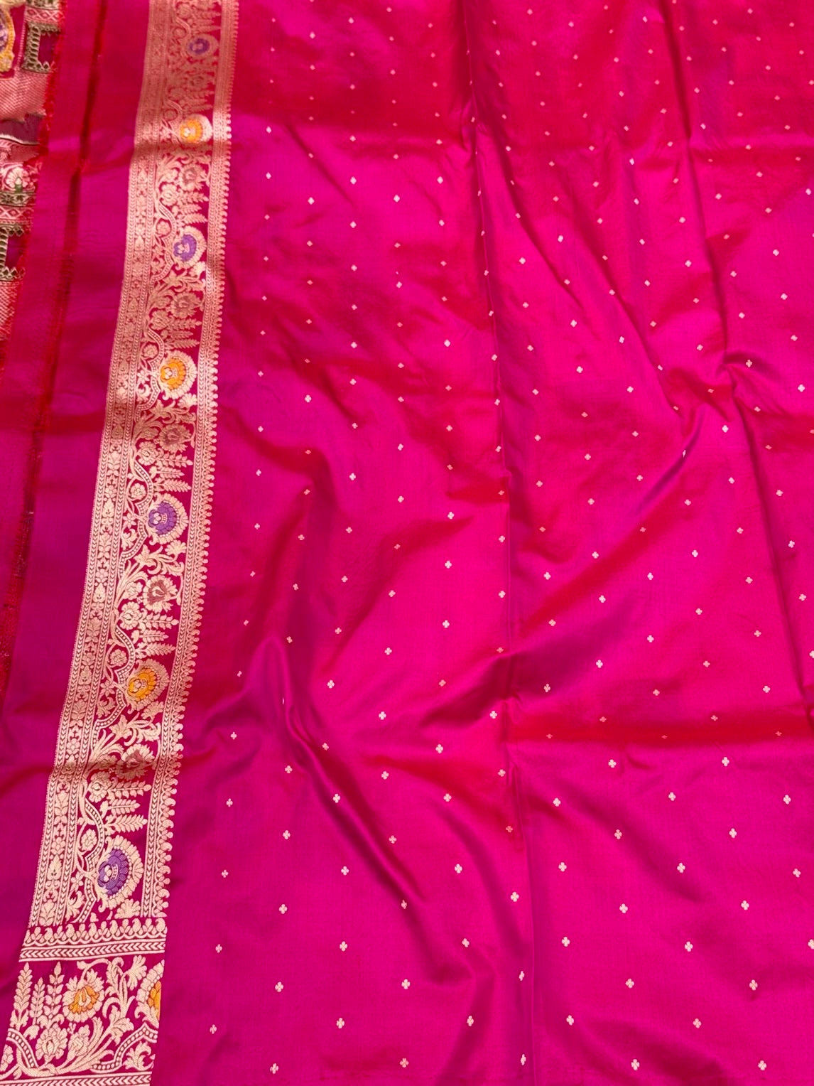 Pink Pure Katan Silk Saree - Pure Mulberry Silk Handloom |Rangkaat | Banarasi Saree