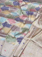 Red Pure Katan Silk Rangkaat Handwoven Banarasi Saree