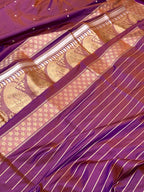 Magenta Pink Katan Silk Pure Handwoven Saree