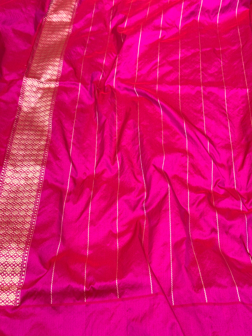 Lilac Pink Pure Katan Silk Handwoven Banarasi Saree