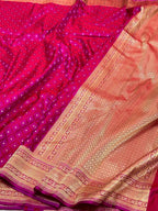 Admiral Blue Pure Katan Silk Ektara Weave Handwoven Banarasi Saree