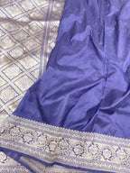 Magenta Pink Pure Silk Handwoven Rangkaat Banarasi Saree