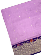 Lavender/Purple Ektara Weave Pure Handwoven Saree