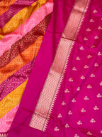 Pink Pure Katan Silk Handwoven Banarasi Saree |Rangkaat|