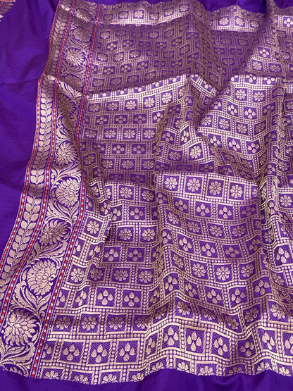 Pink Pure Mulberry Katan Silk | Kadhwa Ektara Weave | Handwoven Banarasi Saree - Six Yards of Pure Elegance