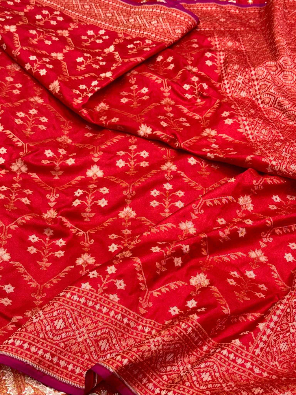 Lemon Yellow Pure Katan Silk Ektara weave Handwoven Banarasi Saree