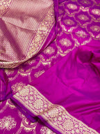 Magenta/ Purple Katan Silk Vintage Handwoven Saree