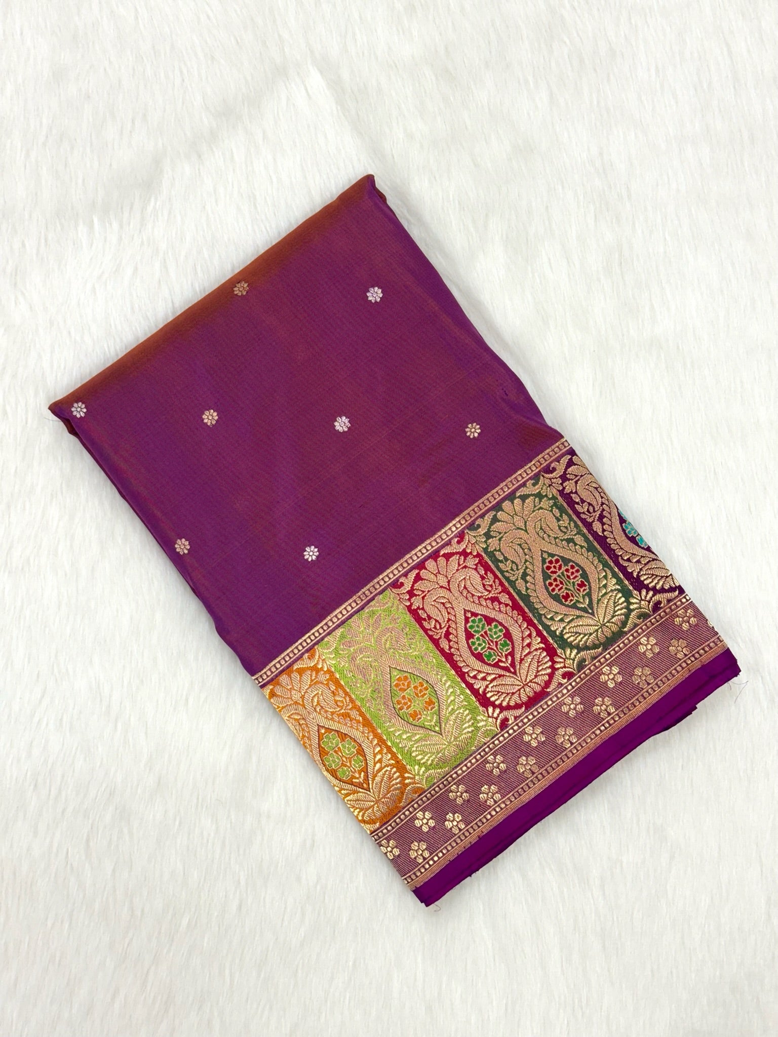 Magenta Pink Katan Silk Pure Handwoven Saree