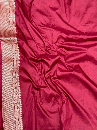 Mint Green Pure Mulberry Silk & Pure Katan Silk Handloom Banarasi Saree - Rangkaat